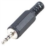 DIY Masculino 2,5 Jack Conector para cabo de audio estéreo